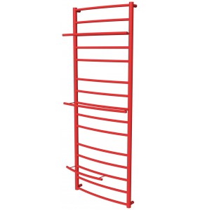 Червона сушка для рушників Safo 15 RAL3020 драбинка 1400x532, red