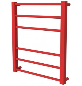 Сушарка для рушників Sonnet 6 червона RAL3020 драбинка 550x480, red