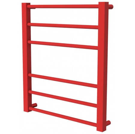 Сушарка для рушників Sonnet 6 червона RAL3020 драбинка 550x480, red
