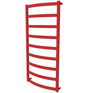 Червона рушникосушилка Maxima 9 RAL3020 драбинка 950x482, red