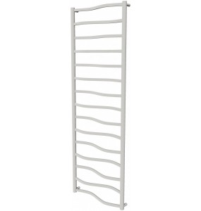 Біла сушарка для рушників Lagoon 15 RAL9016 драбинка 1550x532, white
