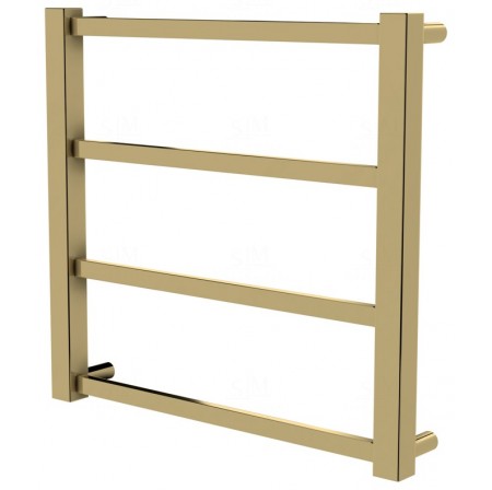 Рушникосушка Quatro 4 золото драбинка 450x480, gold