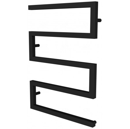 Рушникосушилка Ultra 4 чорна RAL9005 змійка 730x500, black