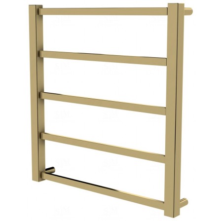 Рушникосушилка Quatro 5 золото драбинка 550x530, gold