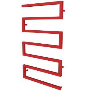 Рушникосушка Ultra 6 червона RAL3020 змійка 1030x600, red