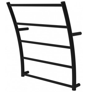 Чорна рушникосушилка Wave 5 RAL9005 драбинка 540x475, black