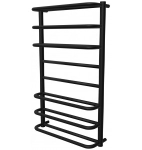 Рушникосушка Comfort 8 чорна RAL9005 драбинка 850x532, black