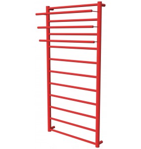 Червона рушникосушка Elegant 11 RAL3020 драбинка 1150x532, red