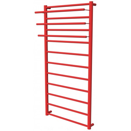 Червона рушникосушка Elegant 11 RAL3020 драбинка 1150x532, red