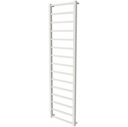 Біла рушникосушка Quatro 15 RAL9016 драбинка 1550x430, white