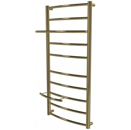 Золота рушникосушилка Safo 10 драбинка 900x432, gold