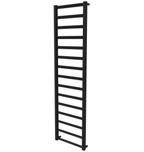 Рушникосушка Slide 15 чорна RAL9005 драбинка 1550x430, black