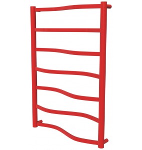 Сушарка для рушників Lagoon 7 червона RAL3020 драбинка 750x532, red