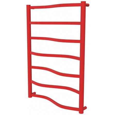 Сушарка для рушників Lagoon 7 червона RAL3020 драбинка 750x532, red