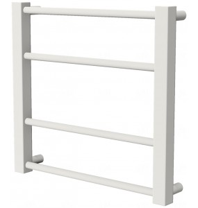 Біла сушка для рушників Sonnet 4 RAL9016 драбинка 400x430, white