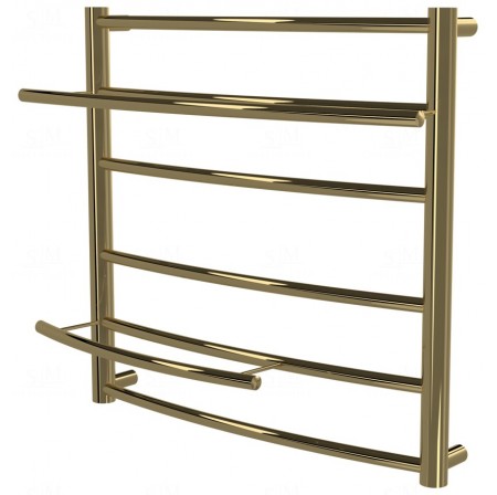 Золота рушникосушка Safo 6 драбинка 500x532, gold