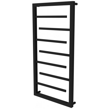 Чорна сушка для рушників Prestige 7 RAL9005 драбинка 850x480, black