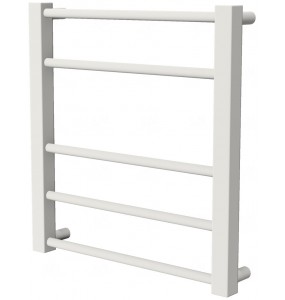 Біла рушникосушка Sonnet 5 RAL9016 драбинка 450x430, white