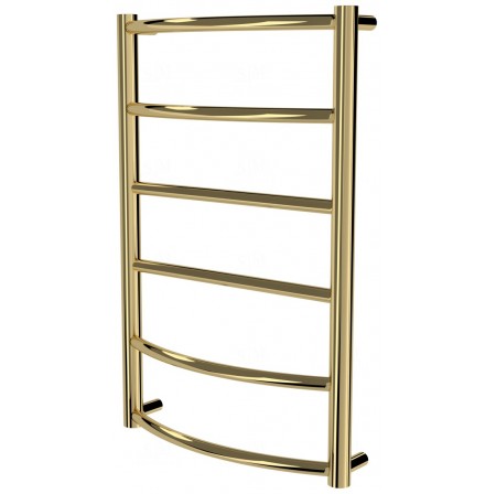 Золота рушникосушка Classic 6 драбинка 650x432, gold