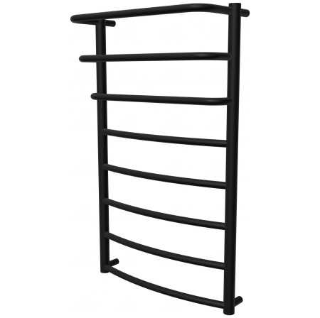 Рушникосушка Grosse 8 чорна RAL9005 драбинка 850x532, black