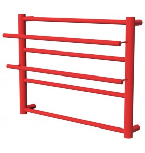 Червона рушникосушилка Elegant 4 RAL3020 драбинка 450x532, red