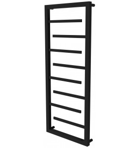 Чорна сушарка для рушників Prestige 8 RAL9005 драбинка 950x430, black