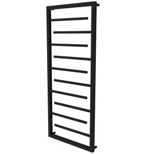 Чорна рушникосушка Prestige 10 RAL9005 драбинка 1150x530, black