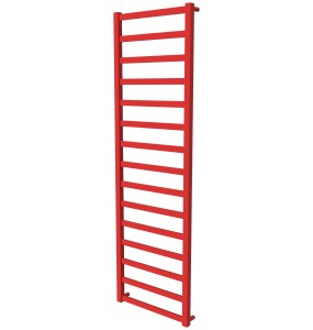 Червона рушникосушилка Extra 15 RAL3020 драбинка 1550x480, red