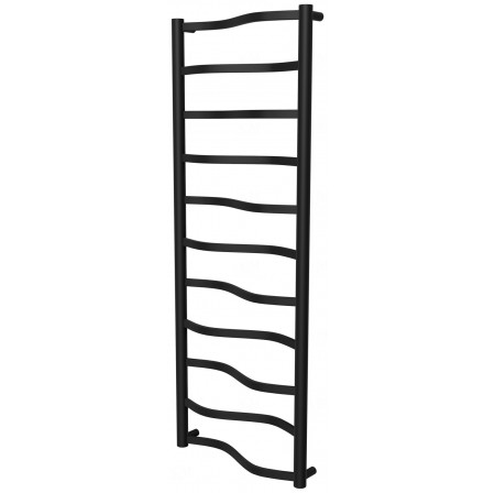 Чорна сушарка для рушників Lagoon 11 RAL9005 драбинка 1150x432, black