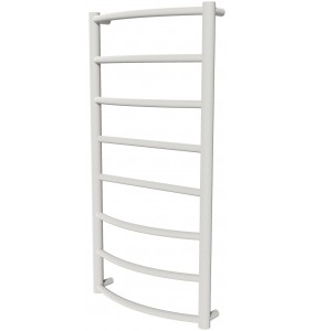 Біла рушникосушилка Classic 8 RAL9016 драбинка 850x432, white
