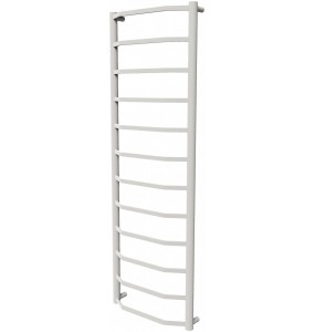 Рушникосушка Luxe 12 біла RAL9016 драбинка 1250x432, white