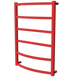 Рушникосушка Elite 6 червона RAL3020 драбинка 650x482, red