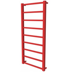 Червона рушникосушка Quatro 9 RAL3020 драбинка 950x430, red