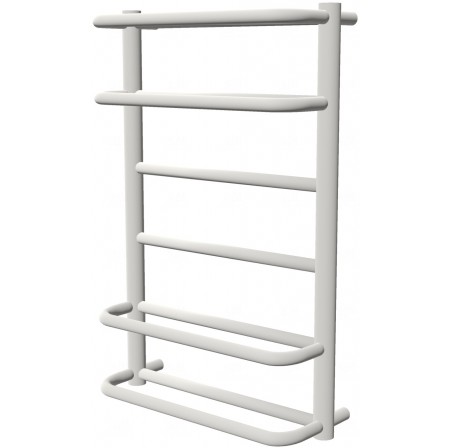 Біла рушникосушка Comfort 6 RAL9016 драбинка 650x432, white