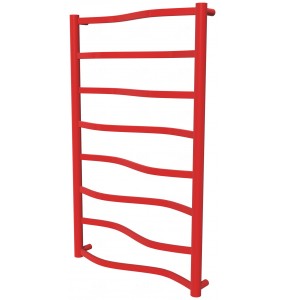 Червона рушникосушка Lagoon 8 RAL3020 драбинка 850x532, red