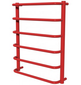 Сушарка для рушників Modern 6 червона RAL3020 драбинка 650x532, red