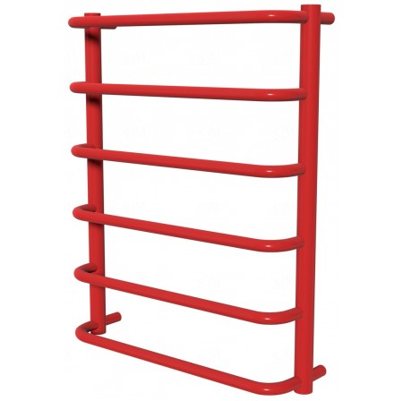 Сушарка для рушників Modern 6 червона RAL3020 драбинка 650x532, red