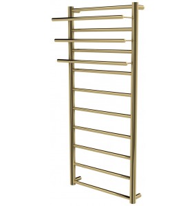 Рушникосушка Elegant 10 золото драбинка 1050x432, gold