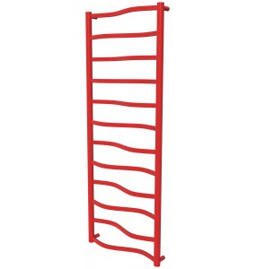 Рушникосушка Lagoon 12 червона RAL3020 драбинка 1250x482, red