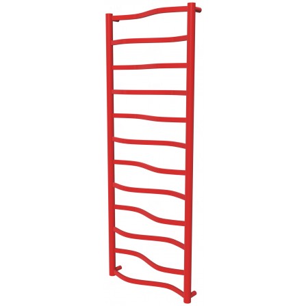 Рушникосушка Lagoon 12 червона RAL3020 драбинка 1250x482, red