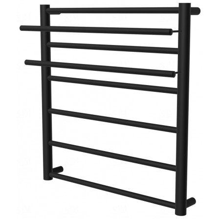 Чорна сушка для рушників Elegant 6 RAL9005 драбинка 650x532, black