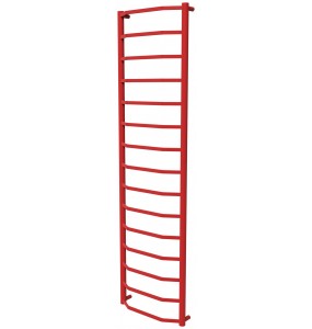 Рушникосушка Luxe 15 червона RAL3020 драбинка 1550x432, red