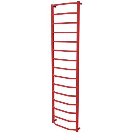Рушникосушка Luxe 15 червона RAL3020 драбинка 1550x432, red