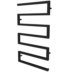 Сушарка для рушників Ultra 6 чорна RAL9005 змійка 1030x600, black