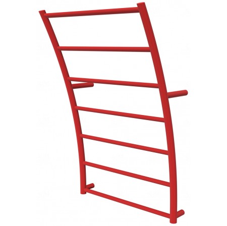 Рушникосушка Wave 7 червона RAL3020 драбинка 740x475, red