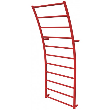 Рушникосушка Wave 11 червона RAL3020 драбинка 1140x475, red