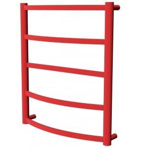 Червона рушникосушка Elite 5 RAL3020 драбинка 550x482, red