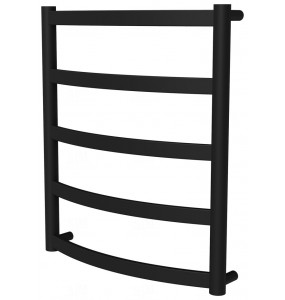 Сушарка для рушників Maxima 5 чорна RAL9005 драбинка 550x482, black