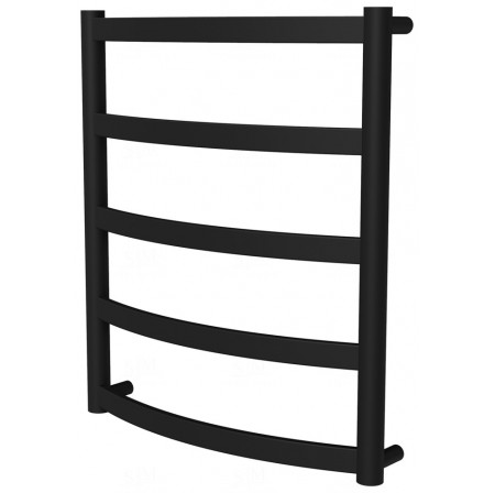 Сушарка для рушників Maxima 5 чорна RAL9005 драбинка 550x482, black