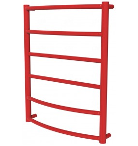Рушникосушилка Classic 6 червона RAL3020 драбинка 650x532, red